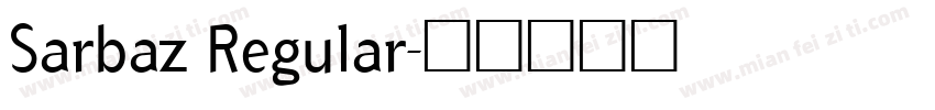Sarbaz Regular字体转换